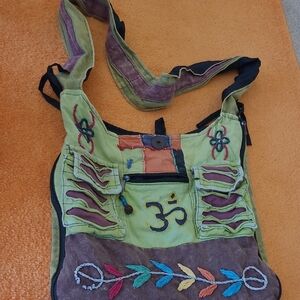Boho Multicolor Embroidered Bag